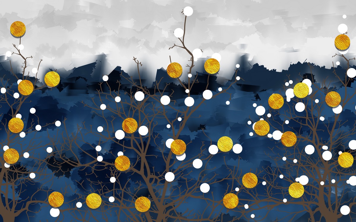 Фреска Зимняя ретушь